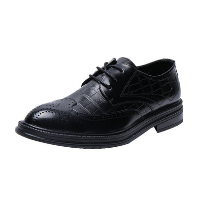 Zapatos de Cuero para Hombre con Punta Afilada y Caña Media - Image 8