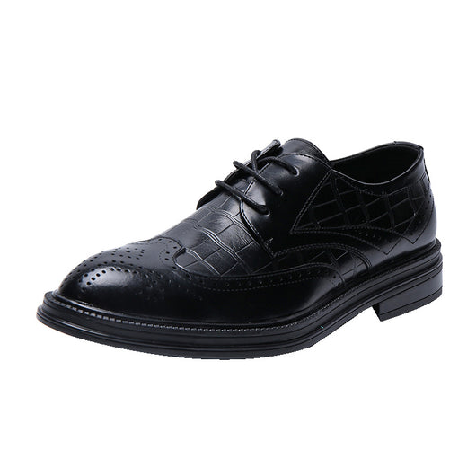 Zapatos de Cuero para Hombre con Punta Afilada y Caña Media - Image 8