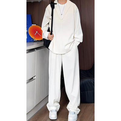 Conjunto Formal Casual para Hombre: Camisa Polo Manga Larga y Pantalón - Image 6