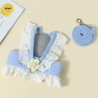 Arnés de Seguridad y Correa para Perros y Gatos - Ropa Fresca de Verano para Mascotas - Image 7