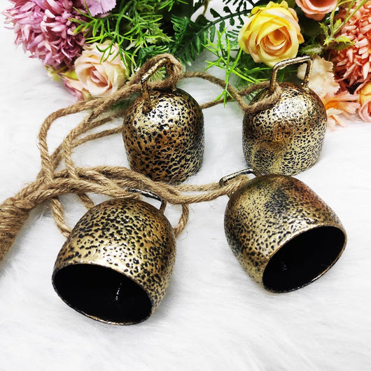Campana Metálica Retro para Decoración Navideña de Jardín y Patio - Image 4