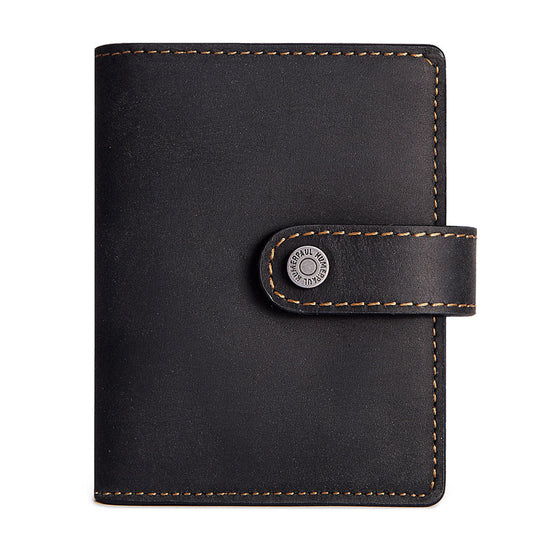 Cartera Vintage de Cuero con Cierre - Image 2