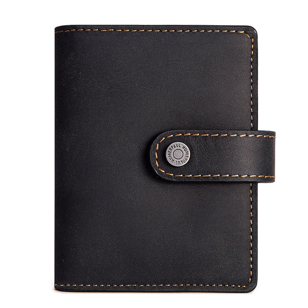 Cartera Vintage de Cuero con Cierre