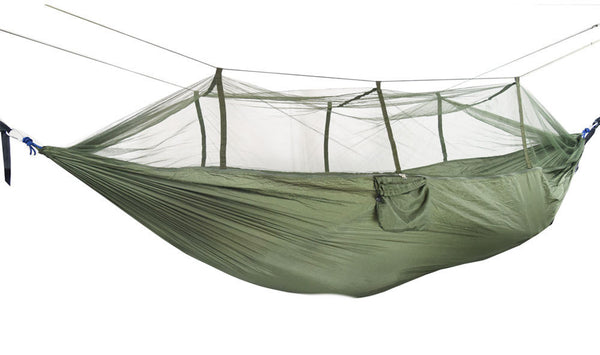 Hamaca de Paracaídas con Mosquitero para Camping y Aventuras al Aire Libre