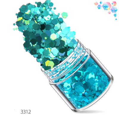 Lentejuelas Láser Pentágono para Uñas - Brillos de Joyería Profesional - Image 26
