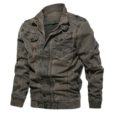 Chaqueta Militar Retro Talla Grande - Primavera y Otoño - Image 6