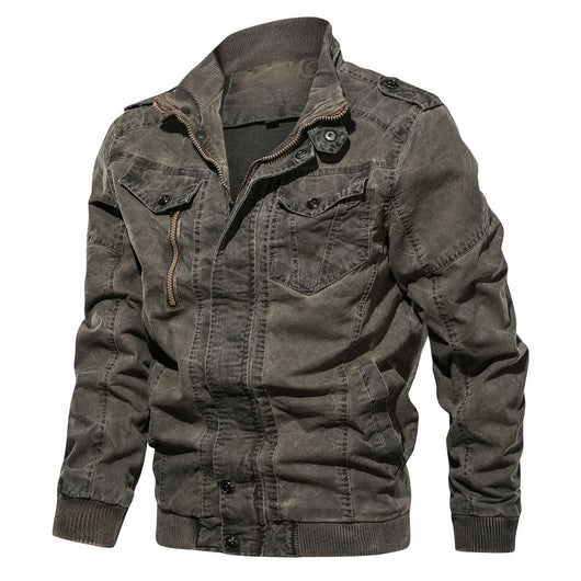 Chaqueta Militar Retro Talla Grande - Primavera y Otoño - Image 6