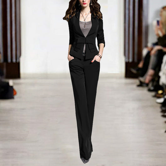 Traje Ejecutivo Mujer Corte Slim Elegancia Moderna - Image 11