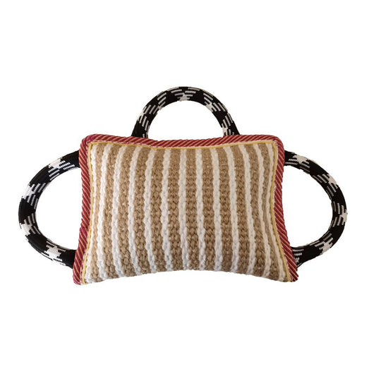 Juguete de Cuerda para Perros con 3 Asas - Almohada de Yute Resistente para Tirar - Image 10