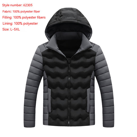 Chaqueta Acolchada de Algodón para Hombre - Estilo Casual Otoño e Invierno - Image 4