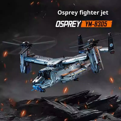 Helicóptero de Transporte Grande Osprey - Juego de Bloques de Construcción Armado - Image 3