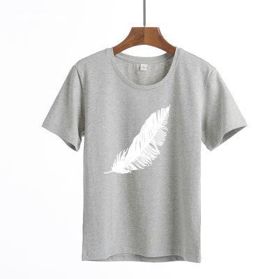 Camiseta Suelta Estilo Europeo Cuello Redondo Manga Corta - Image 13
