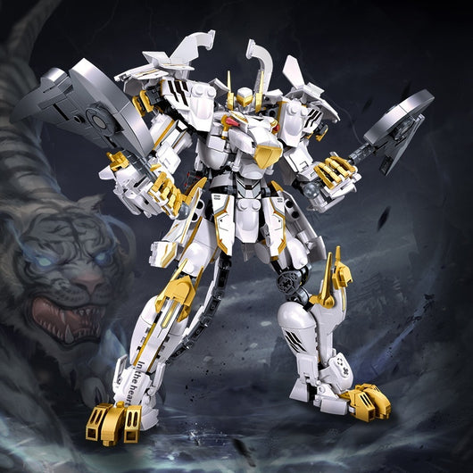 Rey Guerrero Mecánico Qinglong y Baihu - Modelo Coleccionable de Ensamblaje - Image 6