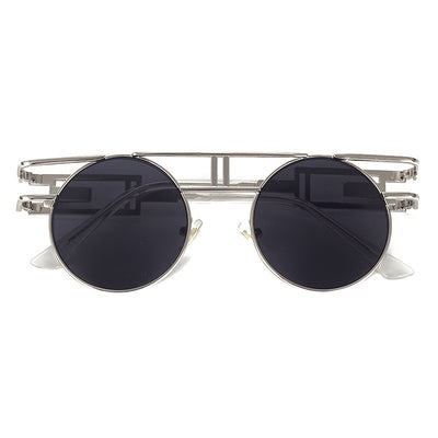 Gafas de Sol Steampunk Vintage Redondas para Hombre y Mujer - Image 9