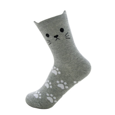 Calcetín Navideño con Orejas de Gato Estéreo para Mujer - Image 7