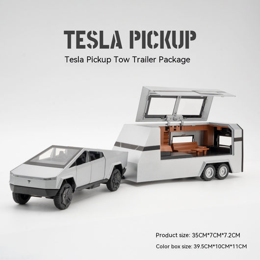 Camión Remolque Tesla 1:32 Modelo Aleación Die-Cast Premium - Image 8