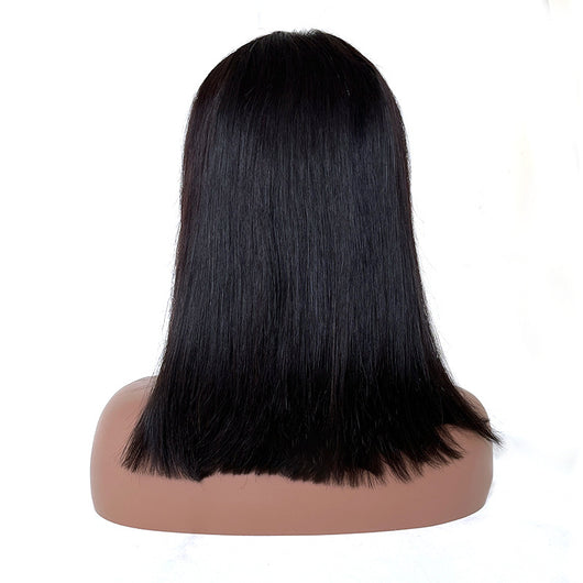 Peluca de Cabello Humano Real con Base de Seda - Image 12