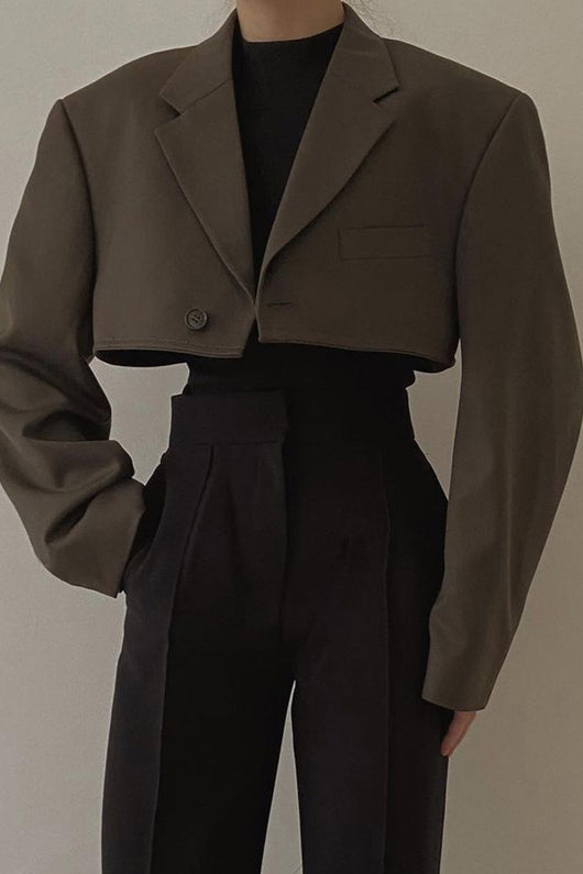 Blazer Corto Ejecutivo para Mujer - Image 10
