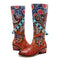 Botas Retro Estilo Industrial Talla Grande para Mujer