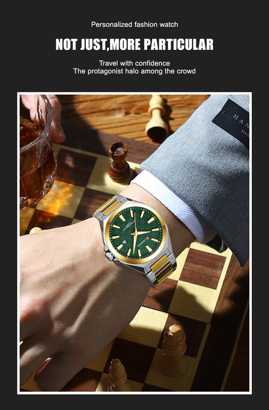 Reloj Minimalista Retro para Hombre con Esfera Grande - Image 11