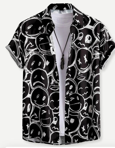 Camisa Hawaiana de Manga Corta con Solapa - Image 21