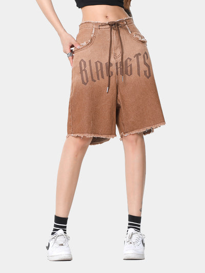 Shorts de Mezclilla Degradado Lavado para Hombre - Perfecto para Verano - Image 12