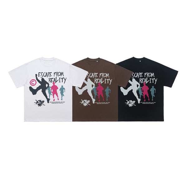 Camiseta Estampada de Algodón Doble Hilo - Diseño Trendy de Manga Corta - Image 5