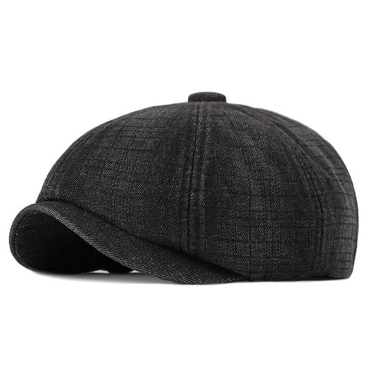 Boina Octagonal Denim Lavado Primavera Otoño - Image 13