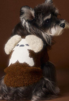 Chaleco Tejido para Perros Schnauzer y Bichón - Diseño 3D con Orejas - Image 7