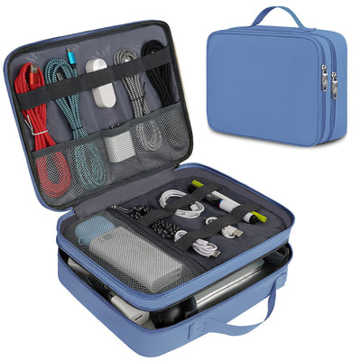 Bolsa Organizadora Dual para Cables, Cargadores y Accesorios Electrónicos - Image 9