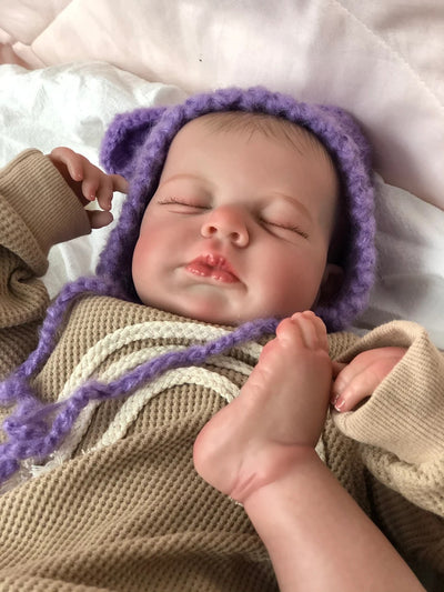 Muñeca Reborn Realista de 49cm con Detalles Auténticos - Image 10
