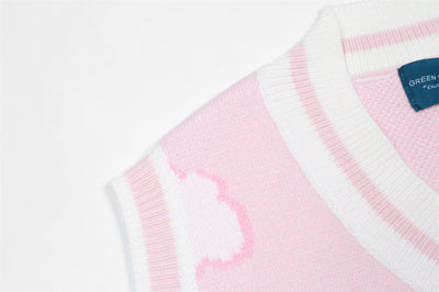 Chaleco Tejido Suelto Jacquard Cuello V sin Mangas para Hombre - Image 21