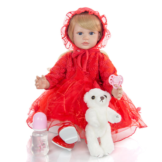 Muñeca Renacida de 60 cm con Cuerpo de Tela - Bebé Realista - Image 10