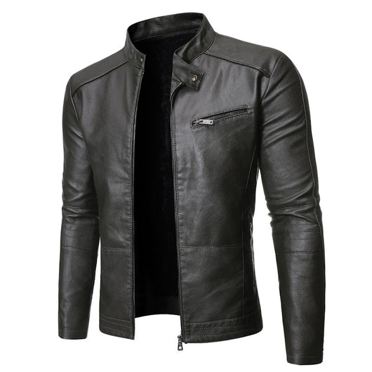 Chaqueta de Cuero para Motociclista Estilo Europeo y Americano - Image 4