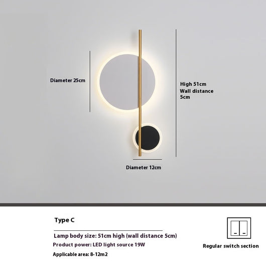 Lámpara de Pared Moderna para Dormitorio, Sala y Pasillos - Image 8