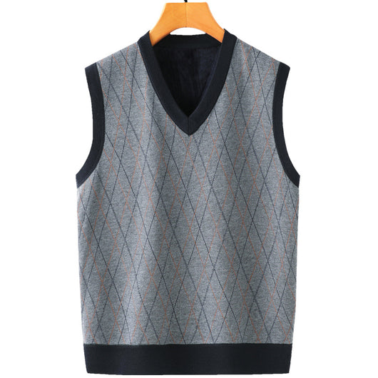 Chaleco Cardigan Hombre Primavera Otoño - Suéter Casual Edad Media - Image 13