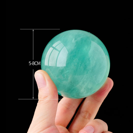 Esfera de Fluorita Azul Natural - Piedra Genuina para Feng Shui y Decoración - Image 5