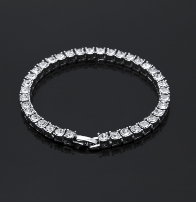 Pulsera Iced Out Dorada para Hombre - Joyería Hip Hop Urbana - Image 19