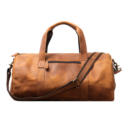 Bolsa de Viaje Portátil en Cuero Genuino para Hombre - Image 2