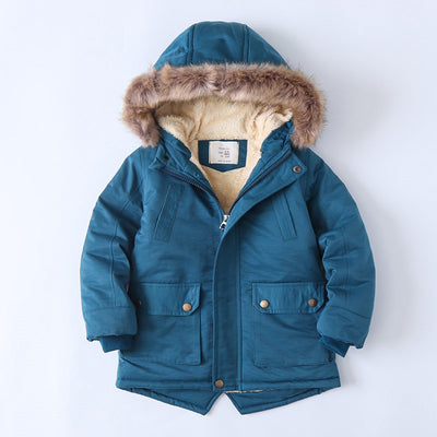 Chaqueta Acolchada Térmica para Niños - Algodón Grueso con Forro Polar - Image 3