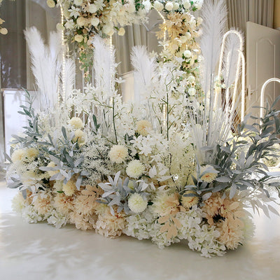 Pared Floral Decorativa para Bodas y Eventos - Fondo de Bienvenida Premium
