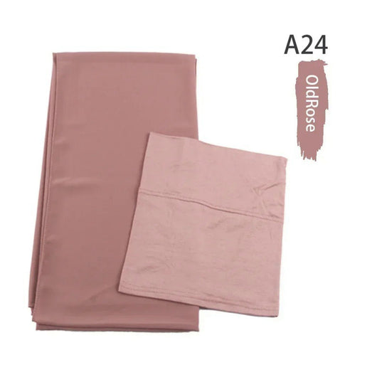 Conjunto de Gorra Base y Pañuelo Chiffon a Juego - Image 19