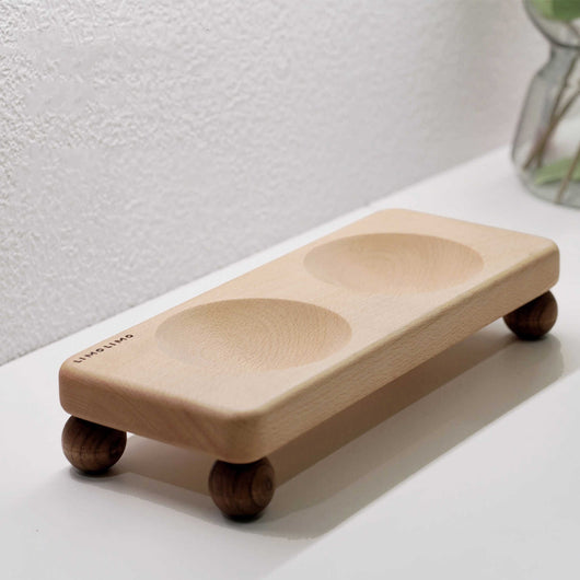 Comedero para Gatos de Cerámica con Base de Madera Sólida - Image 12