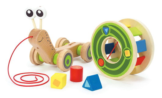 Caracol Arrastrable de Madera para Bebés y Niños Pequeños - Image 10