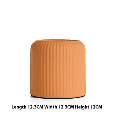 Jarrón Cerámico Minimalista Morandi Boca Ancha para Flores Secas - Image 9