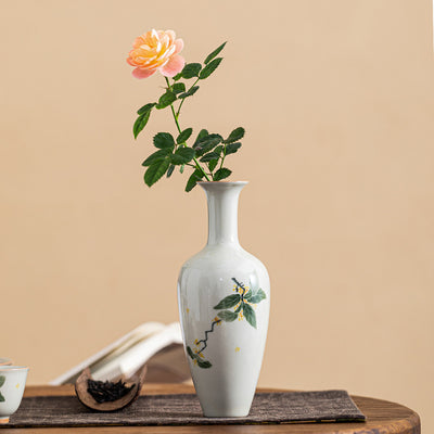 Maceta Cerámica Retro para Flores Hidropónicas - Adorno de Porcelana