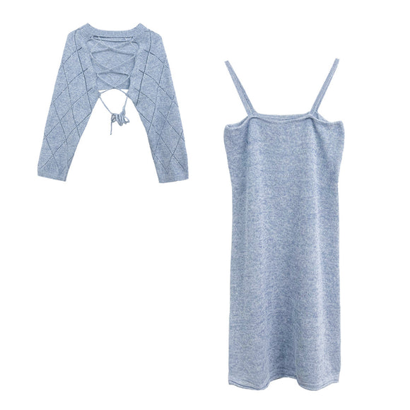 Conjunto de Punto Diseño Personalizado para Mujer - Moda Sofisticada