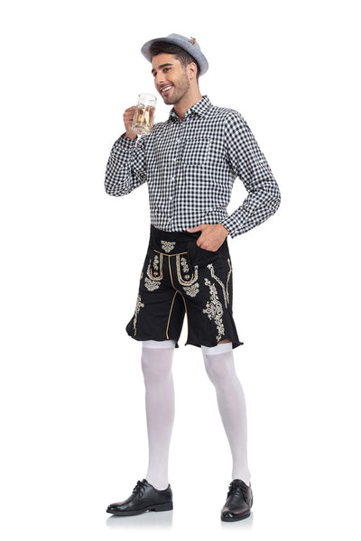 Camisa Cuadros para Festival de Cerveza - Estilo Clásico Masculino - Image 13