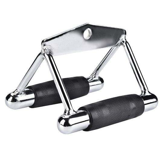 Barra Triangular de Acero para Polea - Accesorio Profesional para Entrenamiento