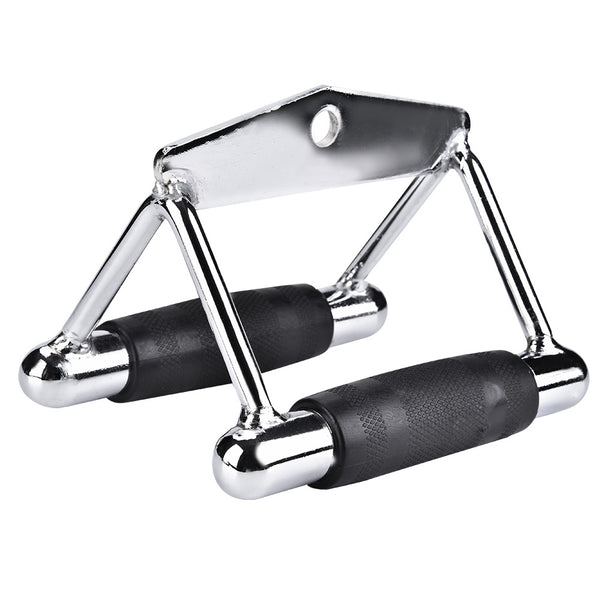 Barra Triangular de Acero para Polea - Accesorio Profesional para Entrenamiento